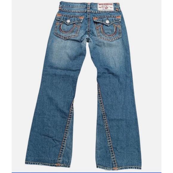True Religion Rainbow Joey Flare Jeans Womens Size 28 - Picture 4 of 15
